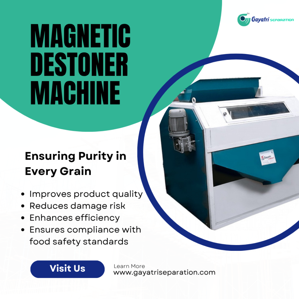 Magnetic Destoner Machine for Food Processing