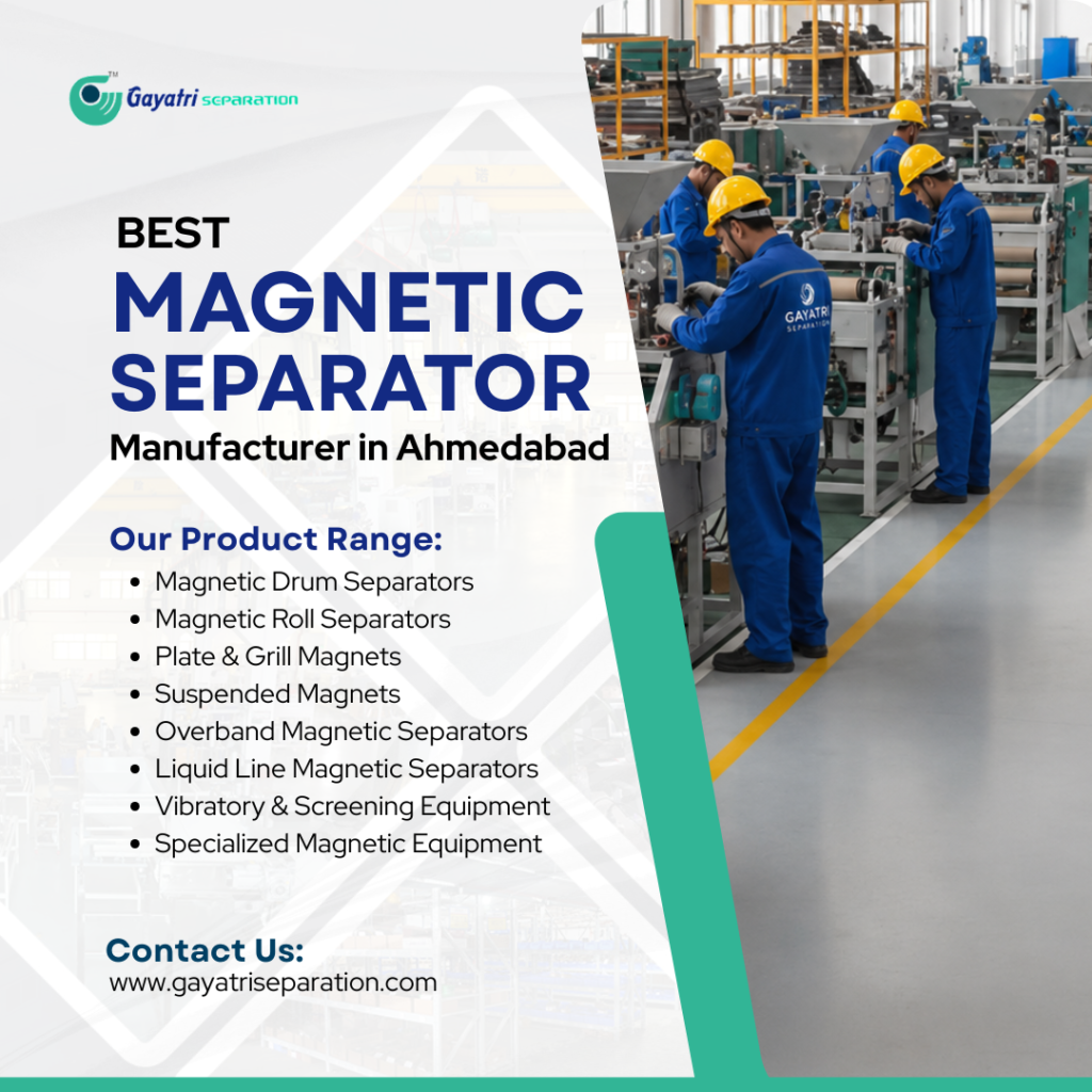 Magnetic Separator Manufacturer in Ahmedabad